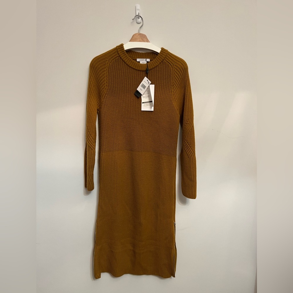 Lacoste sweater dress NWT size 6